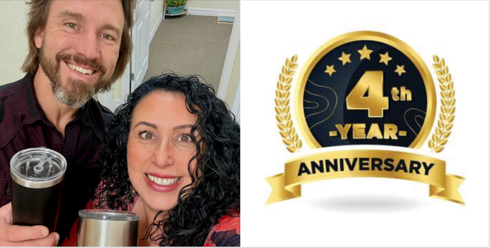 Coffee cup and beans on wooden table, creating a cozy autumn vibe.